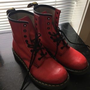 Candy Red Dr. Martens